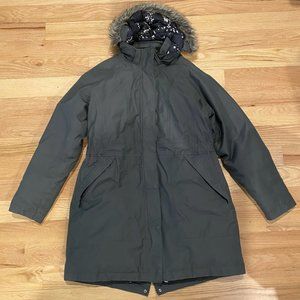 Women's North Face Winter Parka Graphite Grey